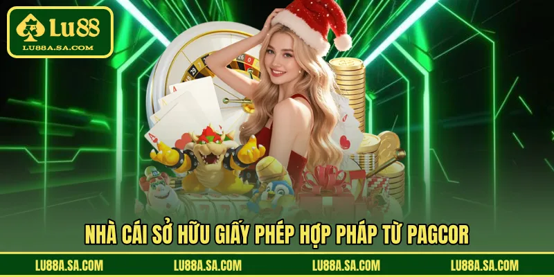 Nhà cái sở hữu giấy phép hợp pháp từ PAGCOR